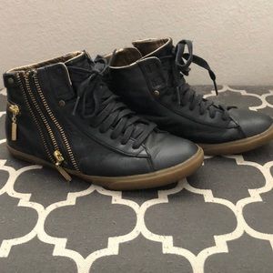 Black Diesel Beach Pit Zip Shoes